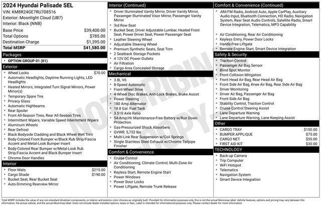 2024 Hyundai Palisade - $33,898