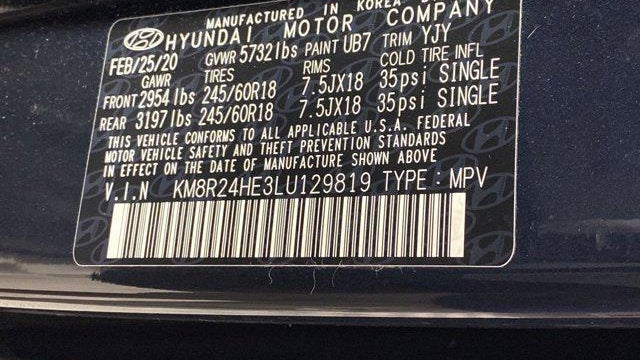 2020 Hyundai PALISADE SEL