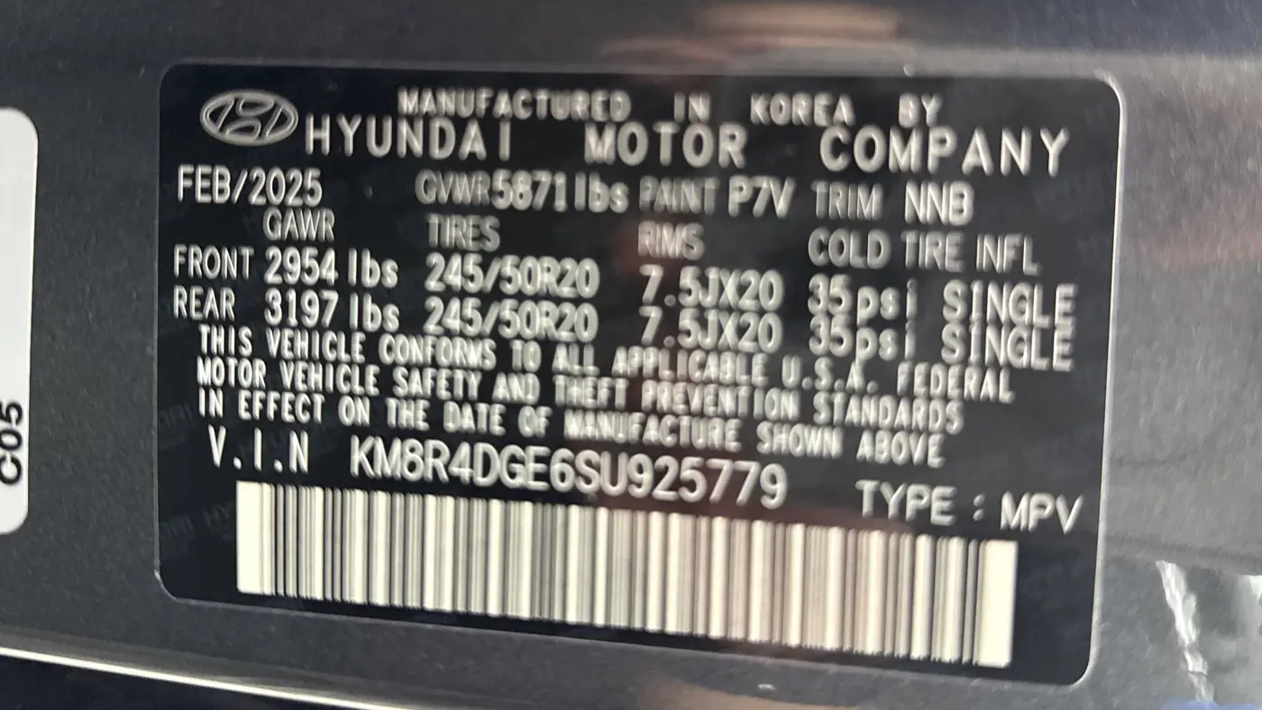 2025 Hyundai PALISADE SEL Premium