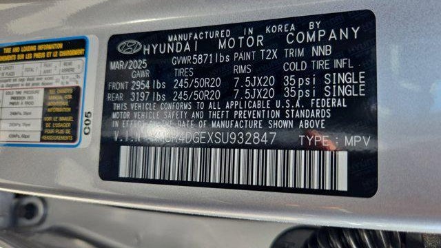 2025 Hyundai PALISADE SEL Premium