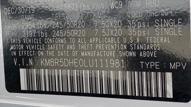 2020 Hyundai PALISADE Limited