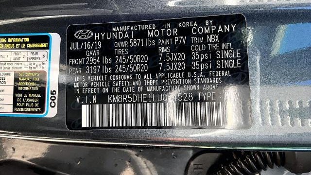 2020 Hyundai PALISADE Limited