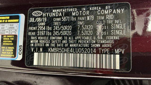 2020 Hyundai PALISADE Limited