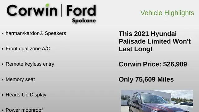 2021 Hyundai PALISADE Limited