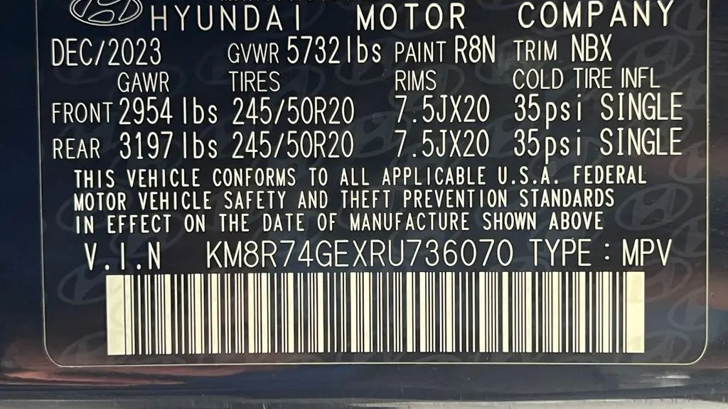 2024 Hyundai PALISADE Calligraphy