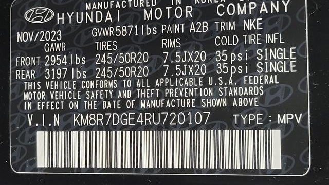 2024 Hyundai PALISADE Calligraphy