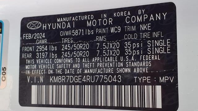 2024 Hyundai PALISADE Calligraphy