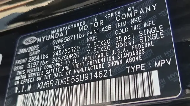 2025 Hyundai PALISADE Calligraphy