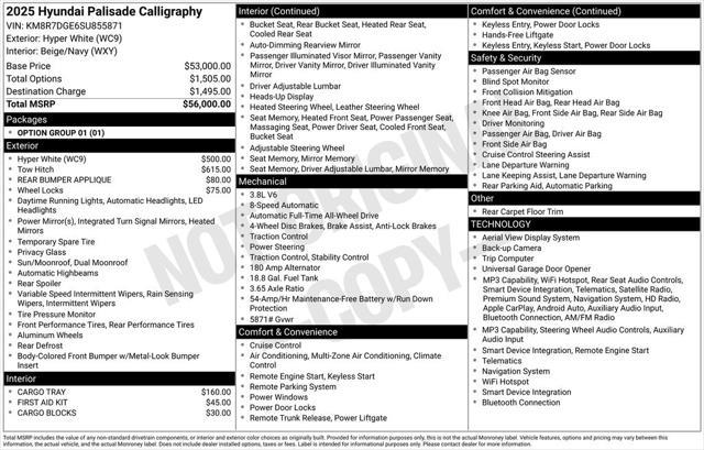 2025 Hyundai Palisade - $33,997