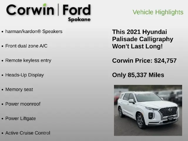 2021 Hyundai Palisade - $24,757