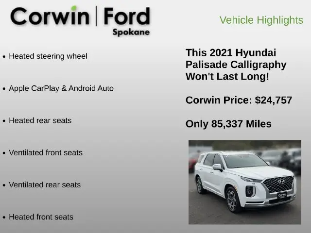 2021 Hyundai Palisade - $24,757