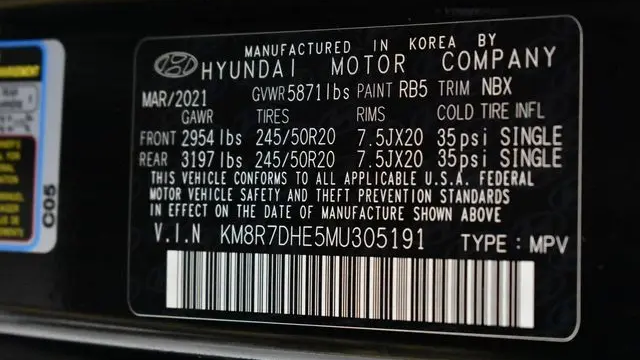 2021 Hyundai PALISADE Calligraphy
