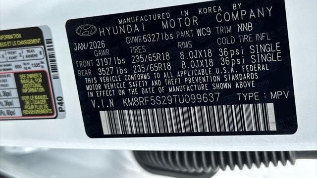 2026 Hyundai PALISADE SE
