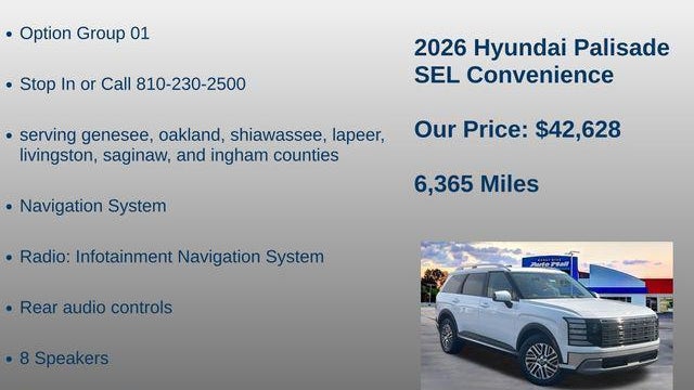 2026 Hyundai PALISADE SEL Convenience