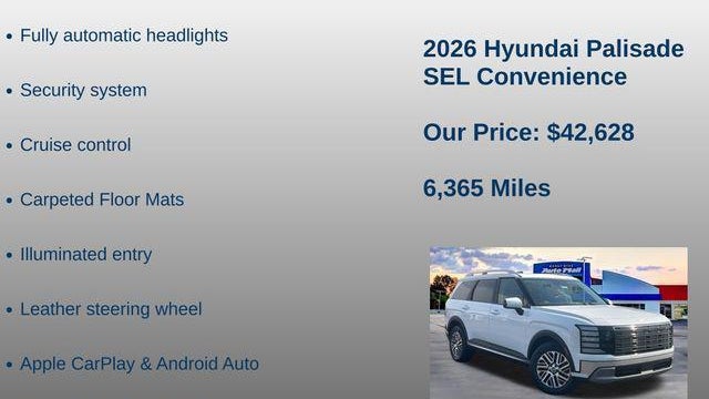 2026 Hyundai PALISADE SEL Convenience