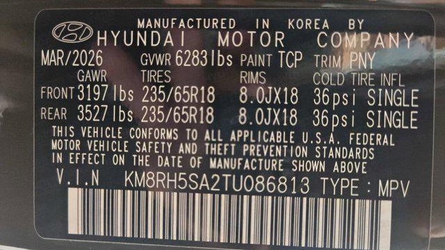 2026 Hyundai PALISADE Hybrid SEL Premium