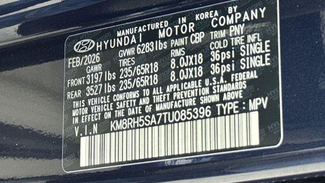 2026 Hyundai PALISADE Hybrid SEL Premium