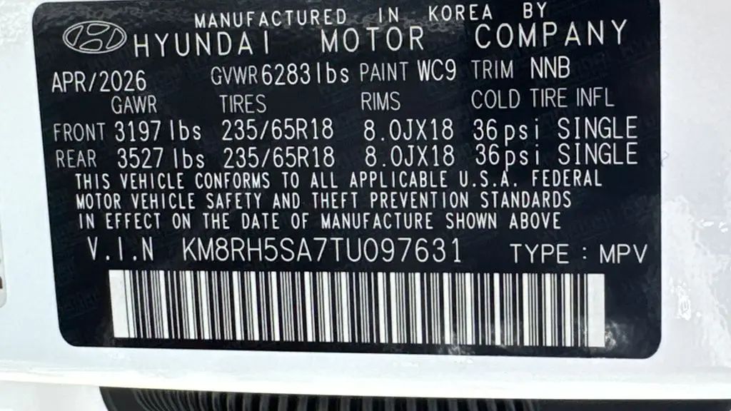 2026 Hyundai PALISADE Hybrid SEL