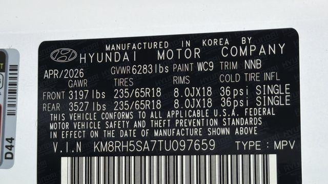 2026 Hyundai PALISADE Hybrid SEL Premium