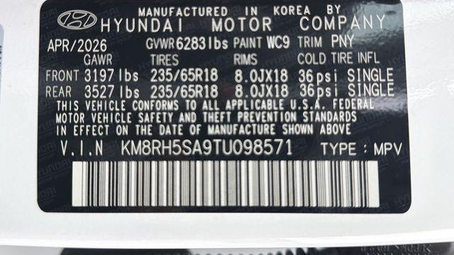 2026 Hyundai PALISADE Hybrid SEL Premium