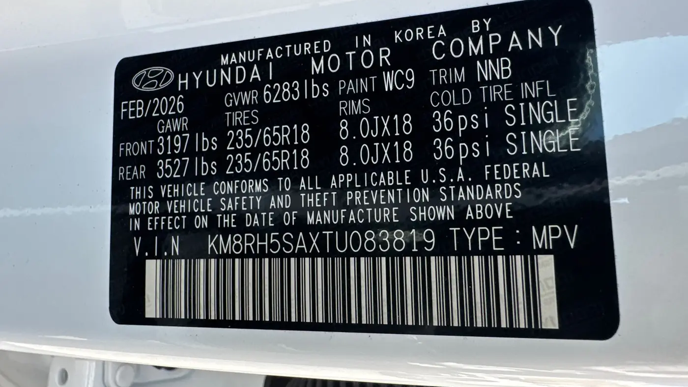 2026 Hyundai PALISADE Hybrid SEL