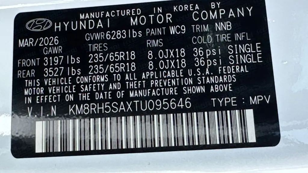 2026 Hyundai PALISADE Hybrid SEL