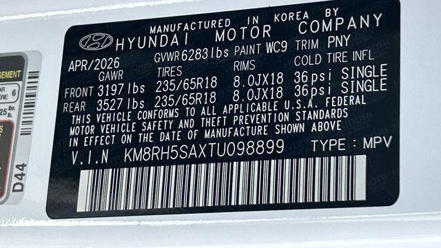 2026 Hyundai PALISADE Hybrid SEL