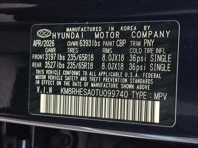 2026 Hyundai Palisade - $47,795