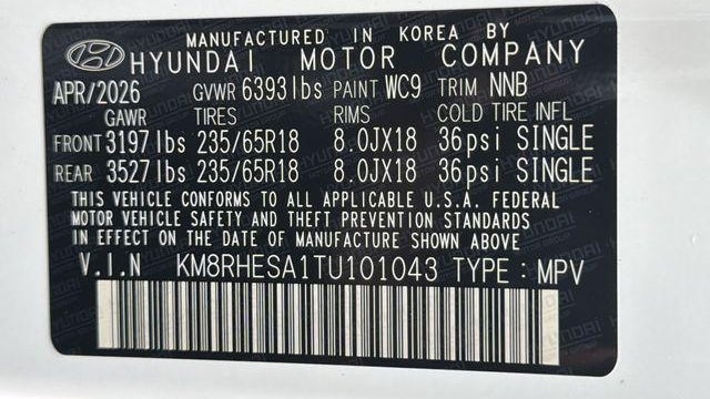 2026 Hyundai PALISADE Hybrid SEL