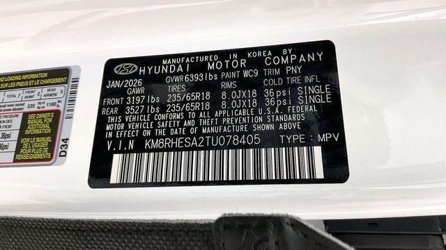 2026 Hyundai PALISADE Hybrid SEL Premium