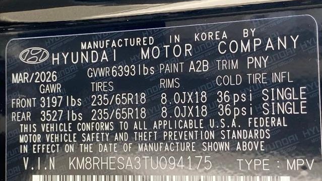 2026 Hyundai PALISADE Hybrid SEL Premium