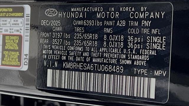 2026 Hyundai PALISADE Hybrid SEL
