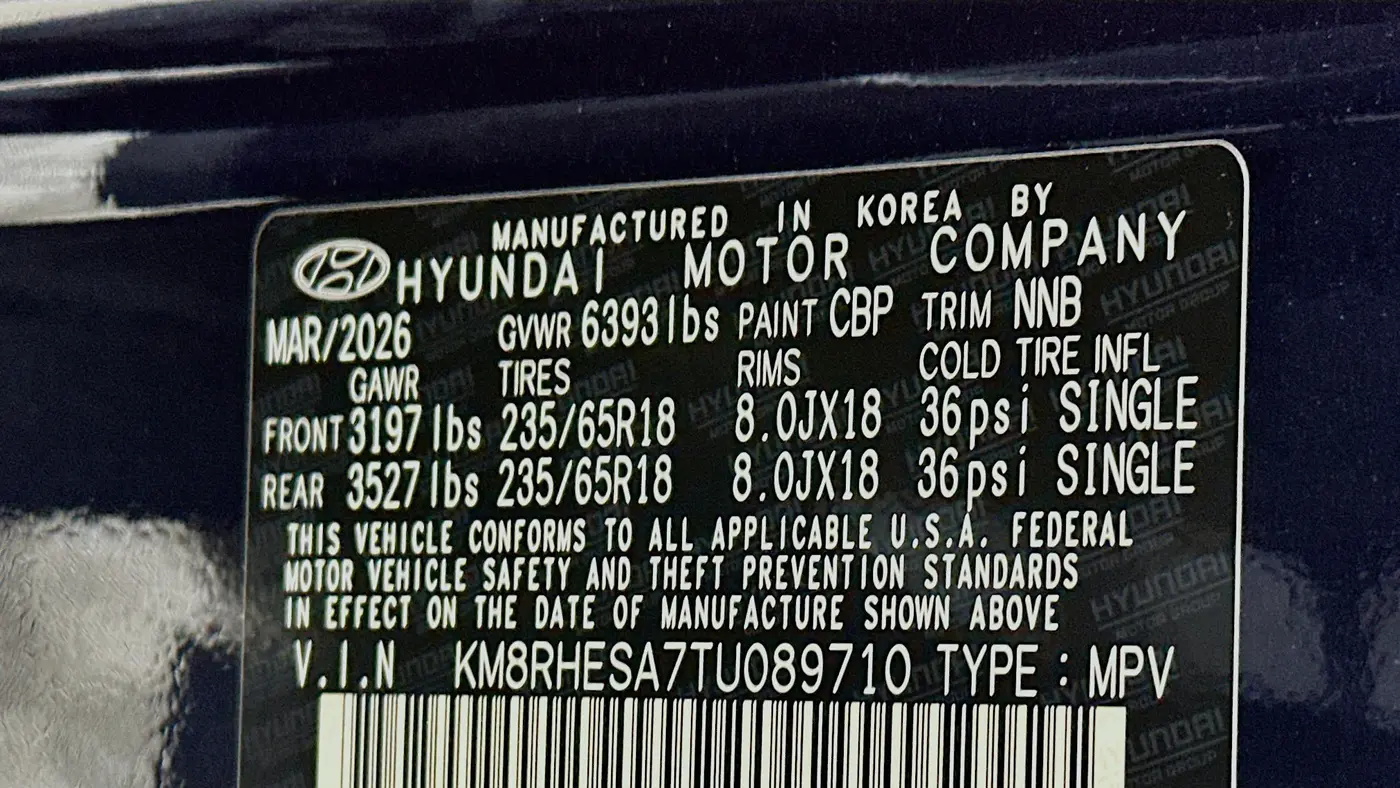 2026 Hyundai PALISADE Hybrid SEL