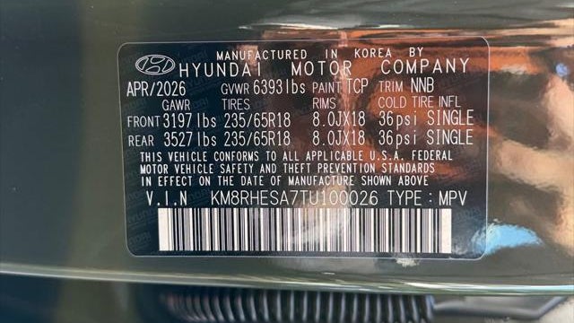 2026 Hyundai PALISADE Hybrid SEL