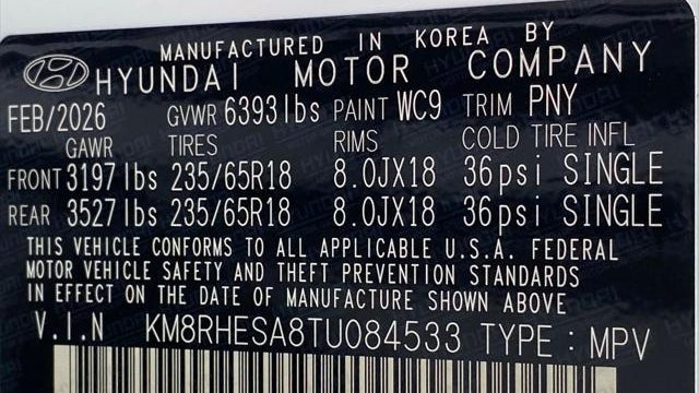 2026 Hyundai PALISADE Hybrid SEL