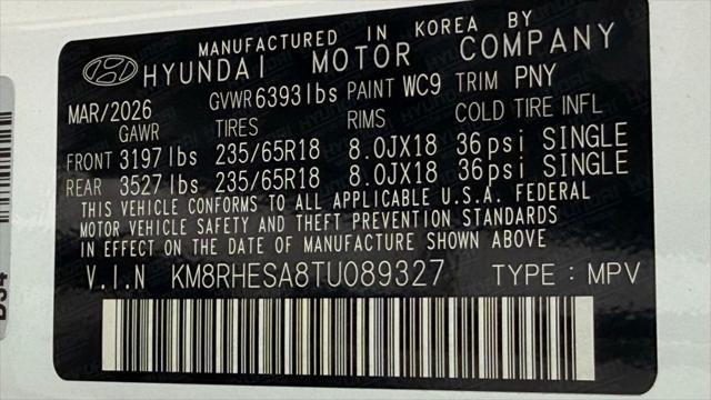 2026 Hyundai PALISADE Hybrid SEL