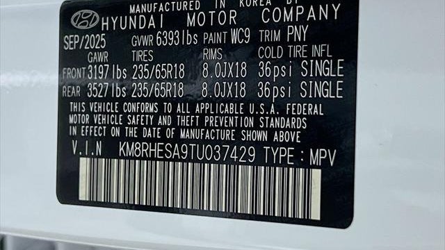 2026 Hyundai PALISADE Hybrid SEL