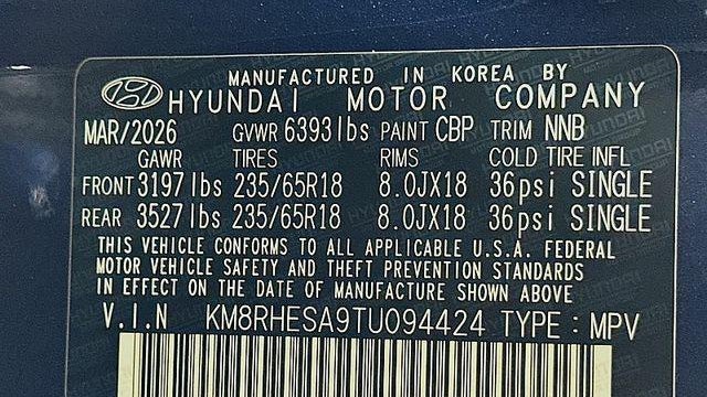 2026 Hyundai PALISADE Hybrid SEL Premium