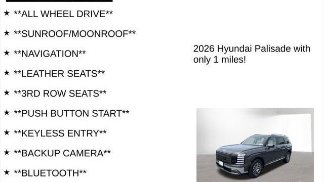 2026 Hyundai PALISADE Hybrid SEL