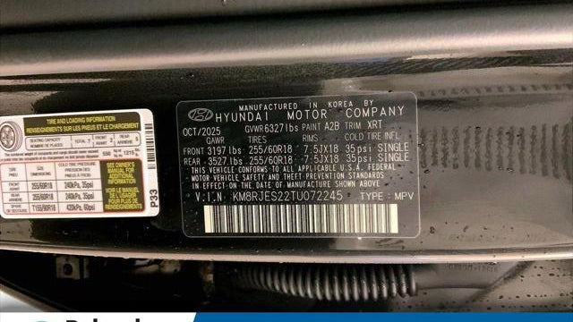 2026 Hyundai PALISADE XRT Pro