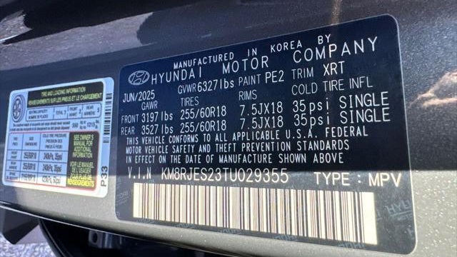 2026 Hyundai PALISADE XRT Pro