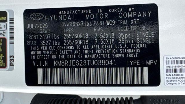 2026 Hyundai PALISADE XRT Pro