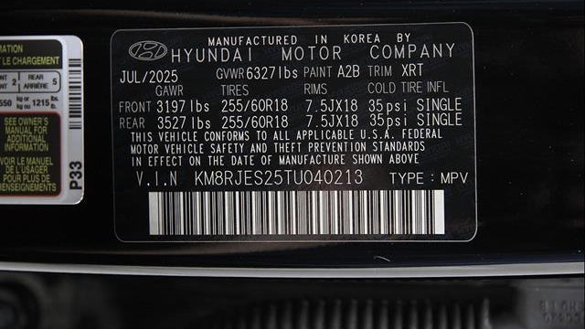 2026 Hyundai PALISADE XRT Pro