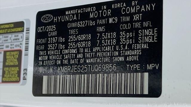 2026 Hyundai PALISADE XRT Pro