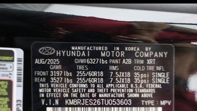 2026 Hyundai PALISADE XRT Pro