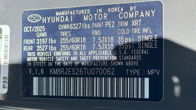 2026 Hyundai PALISADE XRT Pro