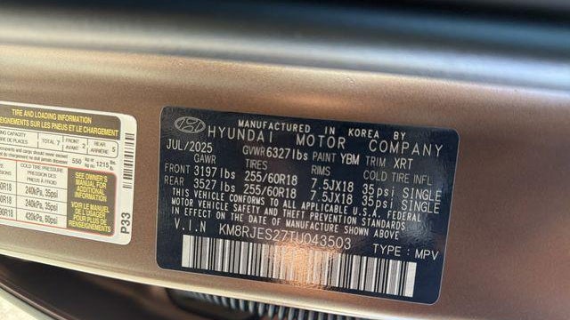 2026 Hyundai PALISADE XRT Pro