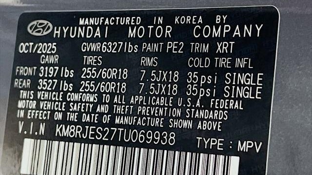 2026 Hyundai PALISADE XRT Pro