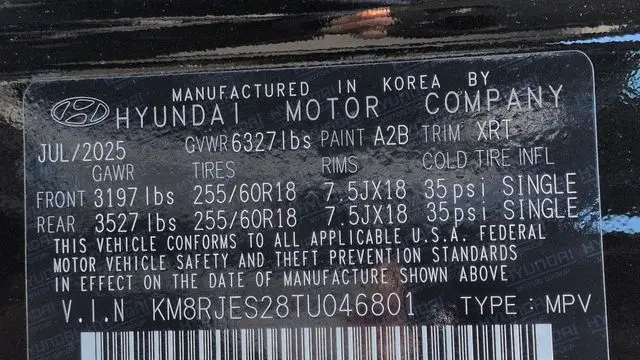2026 Hyundai PALISADE XRT Pro