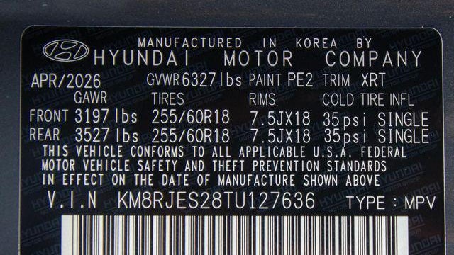 2026 Hyundai PALISADE XRT Pro